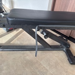 可変式ダンベル、ベンチ台　セットの画像