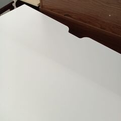 ★リユースのサカイ日立店★HJ8650  デスク ホワイト H70×D70×W100 クリーニング済み の画像