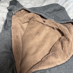 ユニクロ 裏起毛スウェット上下セット グレーの画像