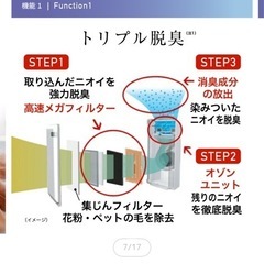 富士通⭐︎脱臭⭐︎空気清浄機の画像