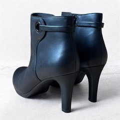 Clarks クラークス ショートブーツ 黒 23cm きれいめの画像