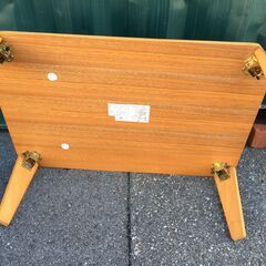 JM20533S)ローテーブル 折りたたみ可能 ニトリ 幅：約90cm  高さ：約32cm 奥行：約60cm 中古品【取りに来られる方限定】の画像