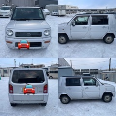 ダイハツ　ネイキッド　平成13年　9.4万キロ　車検令和9年4月　 4WD 夏冬タイヤ付き　オートマの画像