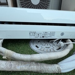 中古エアコン　ガス回収実施の画像