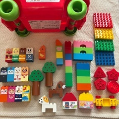 アンパンマン　はじめてのブロックワゴンの画像