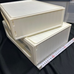 11242😸 収納ケース 引き出しケース サイズ違い4個まとめての画像