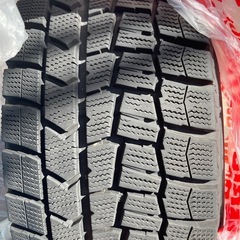  ヴェゼル装着 ダンロップWM02 195/60R16 スタッドレス＋アルミ4本 引き取り限定の画像