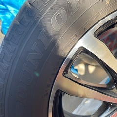 ヴェゼル装着 ダンロップWM02 195/60R16 スタッドレス＋アルミ4本 引き取り限定の画像