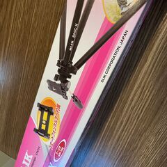 新品未開封　SLIK 三脚 800G-X 4段 レバーロック式 スマートフォンホルダー付属の画像