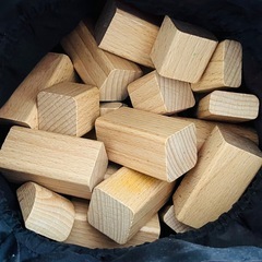 オーボール プーさん ディズニー 他 赤ちゃん用おもちゃ 知育玩具 トイザらス購入　木製積み木 つみきの画像