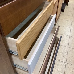 リユースマン倉敷、カラフル6段タンス、衣類収納の画像