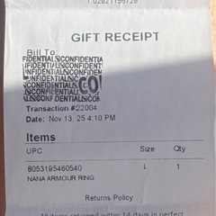 vivienne westwood×NANA 25周年アーマーリングの画像