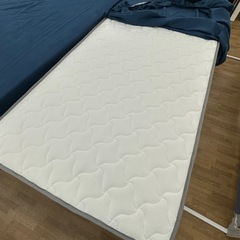 【ドリーム川西店御来店限定】☆ジモティー見たよ♪割引☆シングルベッド・マットレス2点セット／クリーニング済み【2125560000042803】の画像