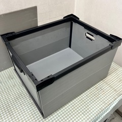 折りたたみ式コンテナ 5個セット 収納ボックス 大容量収納 取手 蓋付き 軽量の画像