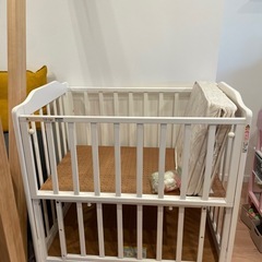 ミニベビーベッド マット付き
 の画像