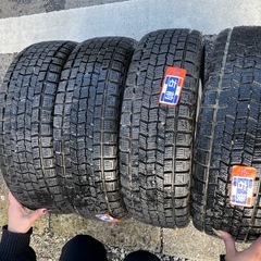 アルミホイール スタッドレスタイヤ付き   155/65R13 ４本セットの画像