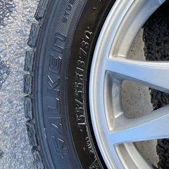アルミホイール スタッドレスタイヤ付き   155/65R13 ４本セットの画像