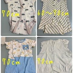 ベビー服   ロンパース 22枚 まとめ売りの画像