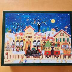 ヨックモック　クリスマス　缶の画像