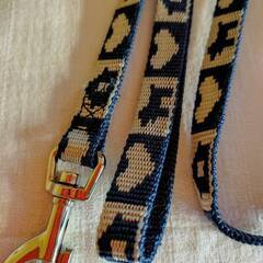 犬用リード・青の画像