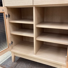 リユースマン倉敷、食器棚、ナチュラル、キッチン、収納の画像