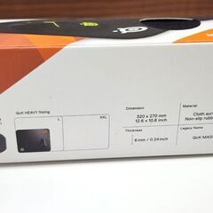 未開封・保管品 SteelSeries マウスパッド QcK Heavy Medium 320×270mm Mサイズ ゲーミング スティールシリーズ 札幌 北20条店の画像