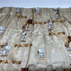 スヌーピー カーテン 幅95cm×高さ135cmの画像