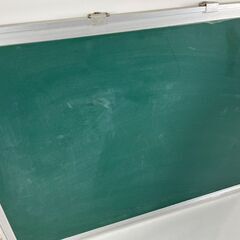 ホワイトボード 黒板 両面 壁掛け式 幅60cm×奥行45cmの画像