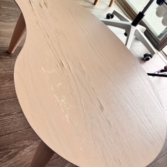 豆型ローテーブル　折りたたみ式の画像