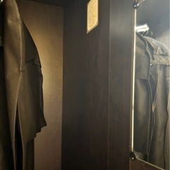 美品　木製　クローゼット　の画像