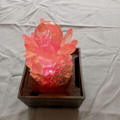 クリスマスプレゼント企画　七色　水晶ライト 卓上オーナメント 省エネLEDの画像