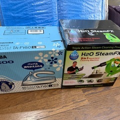 Steamクリーナーとスチームアイロンセットで