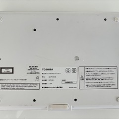 TOSHIBA ポータブルプレーヤー SD-P1010Sの画像