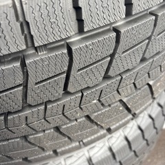 ランクルプラド用！早い者勝ち！中古スタッドレス　ホイールセット　265/65R17 2024年製ダンロップウインターマックスSJ8 　使用少ない！バリ山！の画像