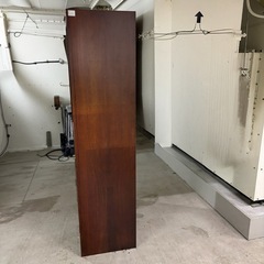 【那須町役場】昭和レトロ　ガラスキャビネット　キッチン収納棚　食器棚【管理番号403】の画像