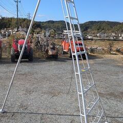 鹿児島発　三脚脚立　10尺　引き取りできる方お願い致します。の画像