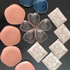 和食器ピンク系スタバ耐熱コップセット