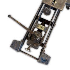 バンザイ トランスミッションジャッキ 油圧式800kg HUJ-800B 整備 旧車 自動車整備 修理 ミッション の画像