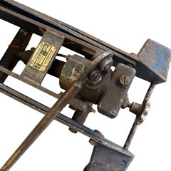 バンザイ トランスミッションジャッキ 油圧式800kg HUJ-800B 整備 旧車 自動車整備 修理 ミッション の画像