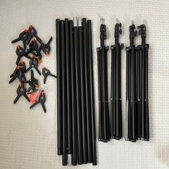 アルミ製 高さ調整可能 三脚 4本セットの画像