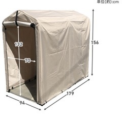 サイクルハウス　自転車置きの画像