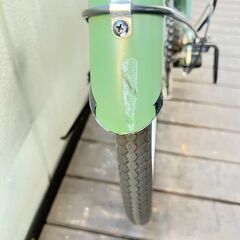 BONHEURシティサイクル 26インチ折りたたみ自転車  シマノ６段変速　引取専用の画像