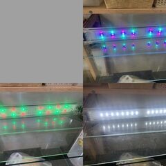 【リサイクルストアスターズ鹿大店】GEX　60cm水槽　LED証明付きの画像