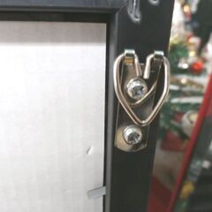 壁掛けミラー ウォールミラー 幅30cm 高さ120cm ダークブラウン 全身鏡 姿見 札幌 西岡店の画像