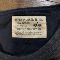 Alpha Industries Tシャツ Lサイズの画像