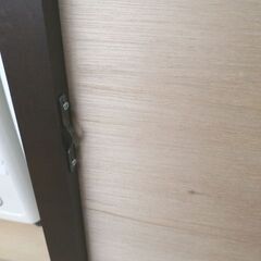 壁掛けミラー ウォールミラー 幅60cm 高さ90cm ダークブラウン 姿見 札幌 西岡店の画像