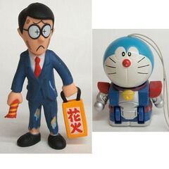  ドラえもん ミニフィギュアセット コミックテイスト 第1弾 3種 シークレット有・変身ザンダドラ　コレクション　☆ PayPay(ペイペイ)決済可能 ☆ 札幌市 豊平区 平岸 平岸店の画像