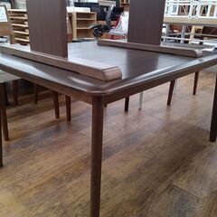 ★リユースのサカイ水戸店★ダイニングテーブルダークブラウンH60×D80×W120クリーニング済みMT6738の画像