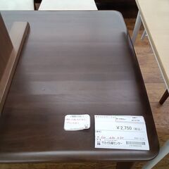 ★リユースのサカイ水戸店★ダイニングテーブルダークブラウンH60×D80×W120クリーニング済みMT6738の画像