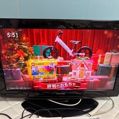 TOSHIBA REGZA 32型テレビ&HDDレコーダーの画像